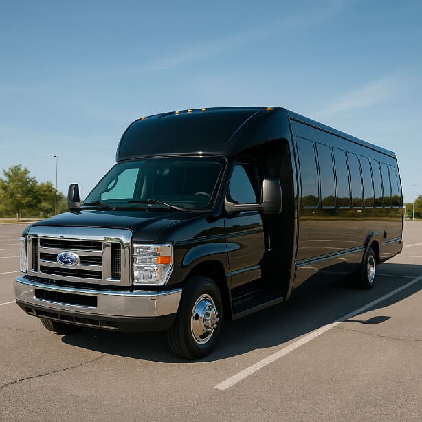 Lubbock Shuttle Bus Rentals 18 Passenger Shuttle Bus