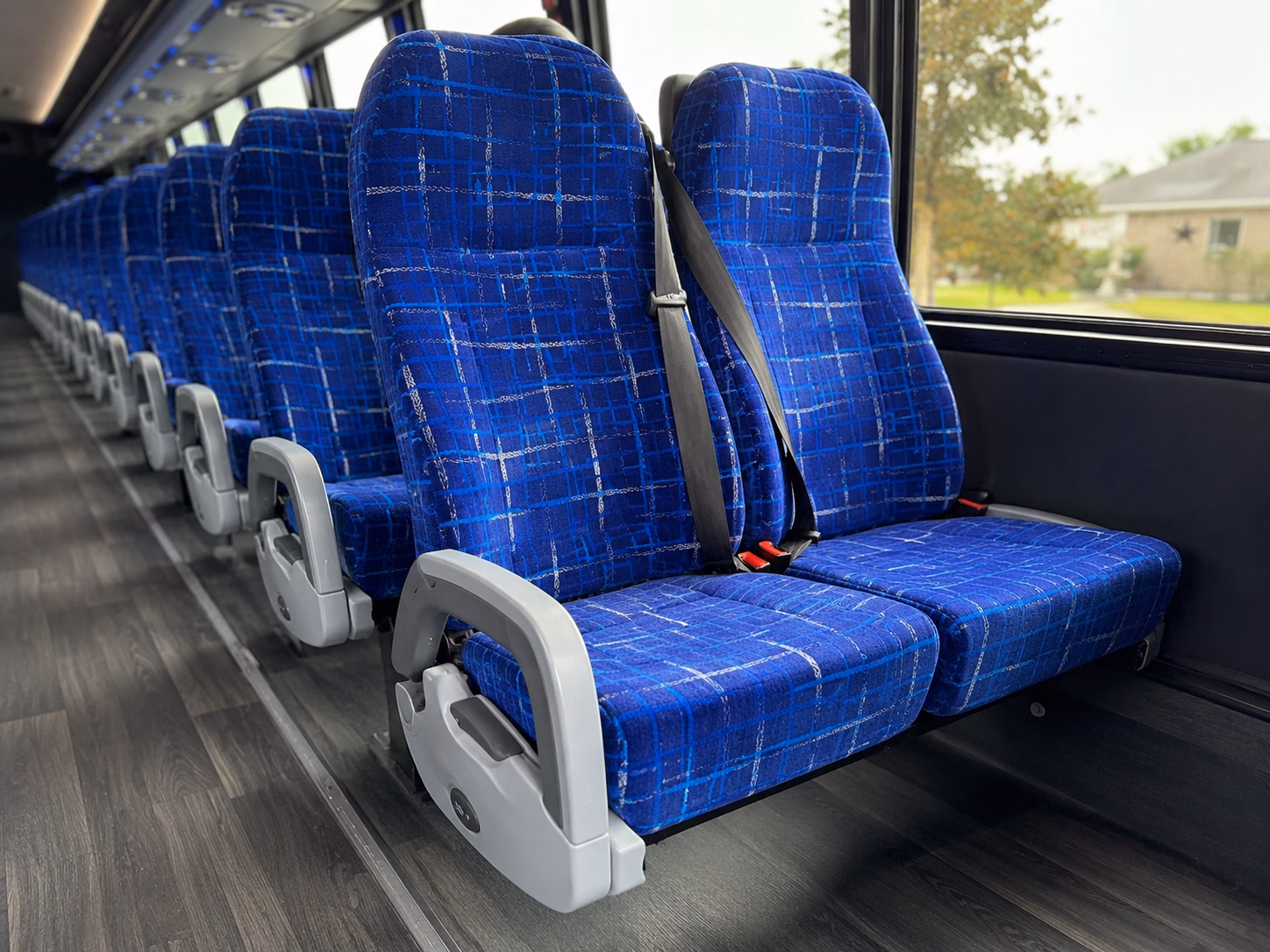 lubbock charter bus interior