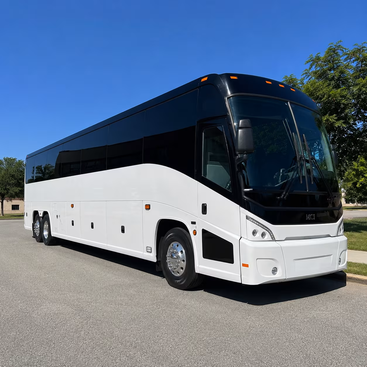 lubbock charter bus services exterior